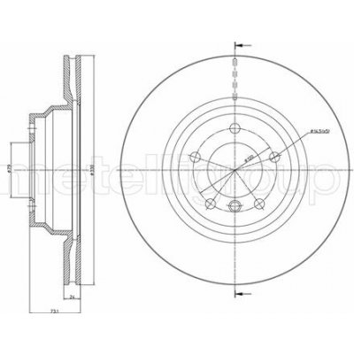 Brzdový kotouč METELLI 23-0872C (230872C) – Hledejceny.cz
