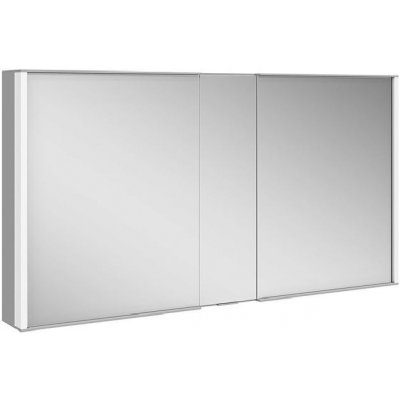 Keuco Royal Match - Zrcadlová skříňka s LED osvětlením, 1300x700x160 mm, stříbrný elox 12805171311