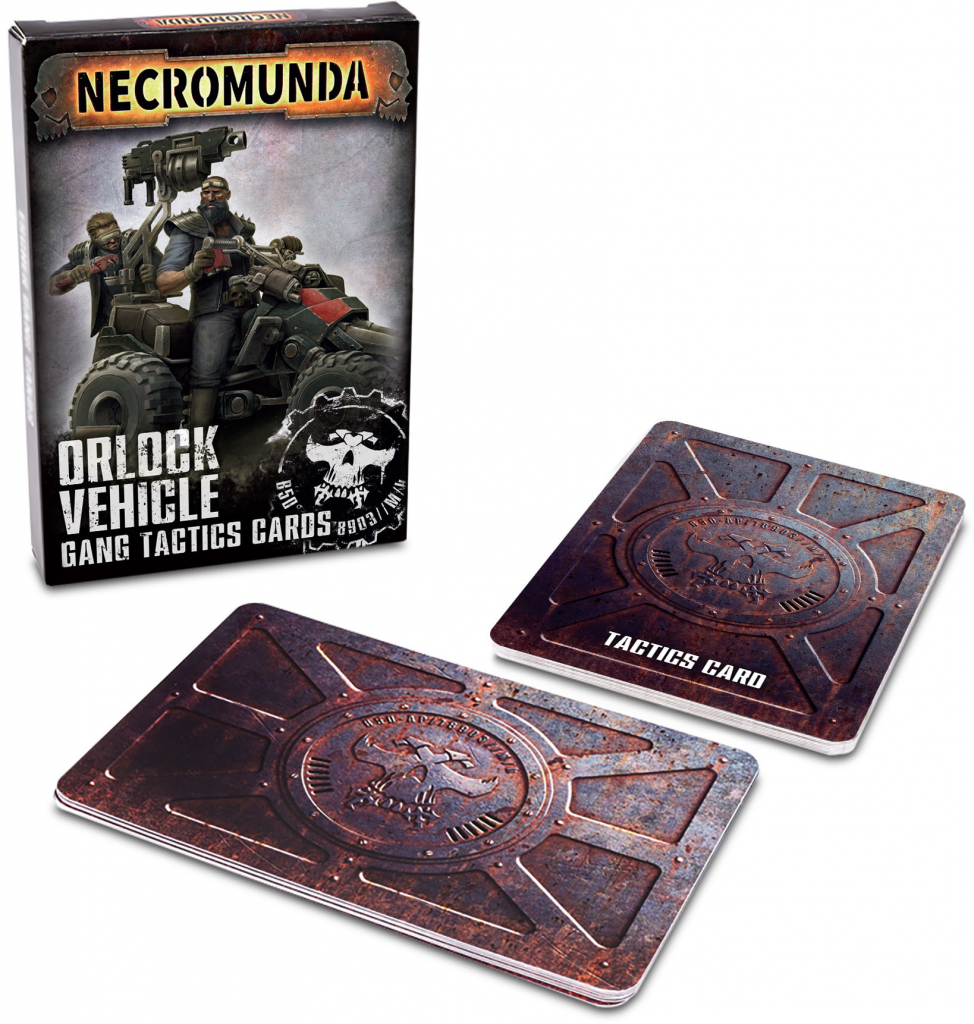 GW Warhammer Necromunda Orlock Vehicle Tactics Cards