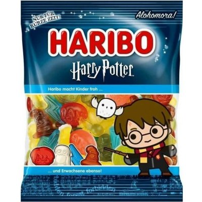 Haribo Harry Potter Želé s ovocnou a kolovou příchutí 80 g – Sleviste.cz