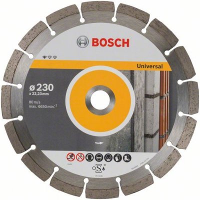 BOSCH Diamantový rezací kotouc Standard for Universal 230 x 22,23 x 2,3 x 10 mm 2608615066 – Zbozi.Blesk.cz