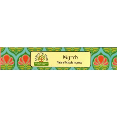 Namaste India Vonné tyčinky Myrrh 15 g – Hledejceny.cz