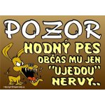 Certifikát Pozor hodný pes občas mu jen ujedou – Sleviste.cz
