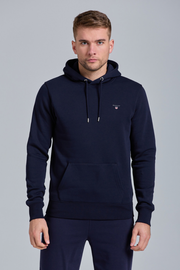 Gant GANT ORIGINAL SWEAT HOODIE modrá