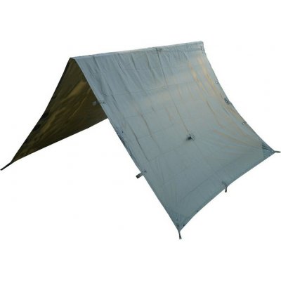 Plachta Mil-Tec Basha víceúčelová 26,5x17cm - olivová – Zboží Dáma