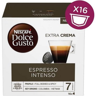 Nescafé Dolce Gusto Espresso Intenso kávové kapsle 16 kapslí – Hledejceny.cz
