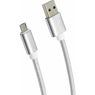 Mobilnet KABB-0164-USB-TYPEC U/USB-C, 2m, stříbrný