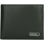 Calvin Klein pánská kožená peněženka Bifol zelená – Zboží Mobilmania