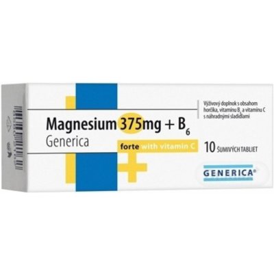 Magnesium 375mg+B6 for.+Vit.C 10 eff tablet – Hledejceny.cz