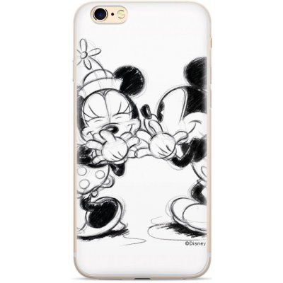 Pouzdro Disney Mickey & Minnie 010 Samsung Galaxy J6 2018 bílé – Zboží Mobilmania