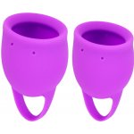 Lola Games Sada menstruačních kalíšků Natural Wellness Fialový Tulipán 2 ks – Zboží Dáma