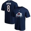 Pánské Tričko Fanatics pánské tričko Cale Makar #8 Colorado Avalanche Name & Number T-Shirt Navy