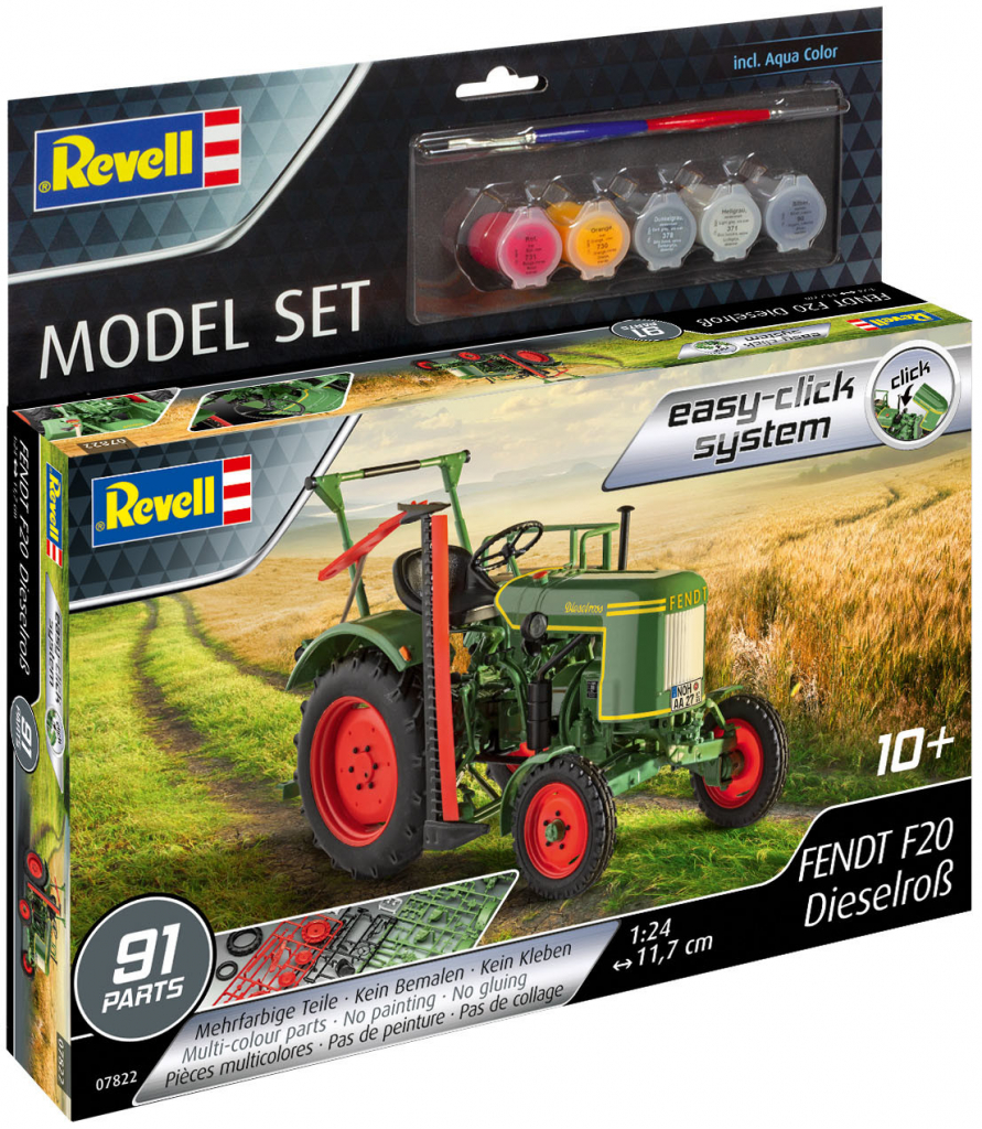 Revell EasyClick traktor Fendt F20 Dieselroß 1:24