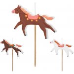PartyDeco Svíčky dortové Koník – Zboží Dáma