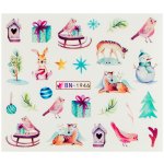 BIO nails Vodolepka BN 1946 zvířátka zima – Zboží Mobilmania