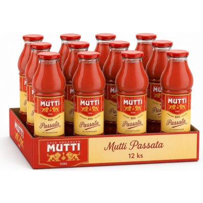Mutti Passata rajčatové pyré 12 x 700 g – Hledejceny.cz