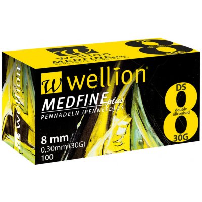 WELLION MEDFINE PLUS jEHLY PRO INZULÍNOVÁ PERA JEHLY PRO VŠECHNA INZULÍNOVÁ PERA, VEL. 30G X 8 MM – Zbozi.Blesk.cz