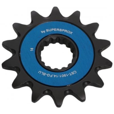 SUPERSPROX řetězové kolo přední 1248 14 samočistící KTM SX/SXF/EXC/EXCF 91-, HUSQVARNA CR/WR/TE/TC 14-. GASGAS 21- s pístních kroužkůAMI barva světle modrá (JTF1901.14) | Zboží Auto