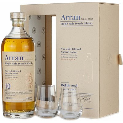 Arran 10y 46% 0,7 l (dárkové balení 2 sklenice)