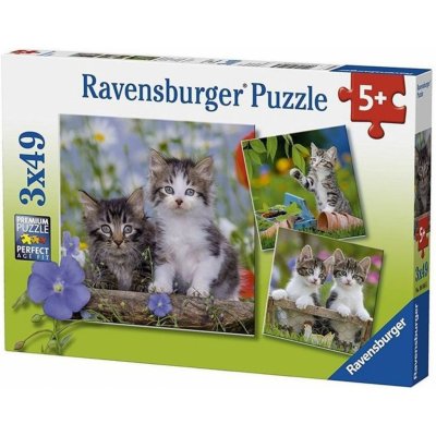 Ravensburger Premium 80465 Koťata 3 x 49 dílků – Zbozi.Blesk.cz