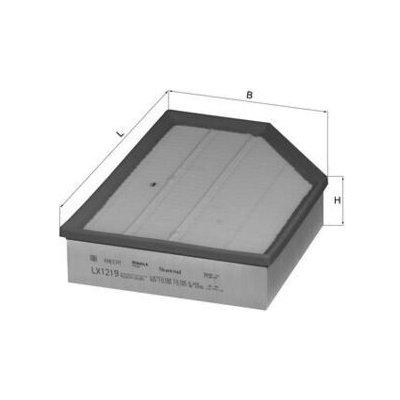 Vzduchový filtr KNECHT LX 1219 – Zboží Mobilmania