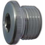 DIN 908 G1. 1/2. A4 zátka s vnitřním 6-hranem, palcový závit, bez těsnícího kroužku, nerez – Hledejceny.cz