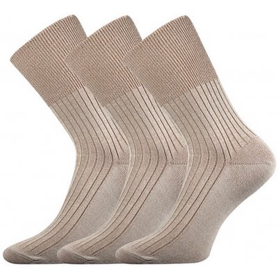 Boma Zdrav zdravotní ponožky 3 páry béžová – Zboží Mobilmania