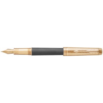 Parker 1502/7131435 Royal Premier Custom Storm Grey GT plnicí pero