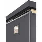 Biohort Otočné a výklopné okno pro domky CasaNova tmavě šedá 83 x 65 x 119 cm, L – Zboží Mobilmania