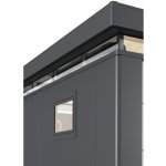 Biohort Otočné a výklopné okno pro domky CasaNova tmavě šedá 83 x 65 x 119 cm, L – Hledejceny.cz