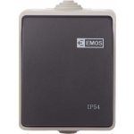 Emos A1398 Přepínač nástěnný č. 1,6 IP54, 1 tlačítko – Zbozi.Blesk.cz