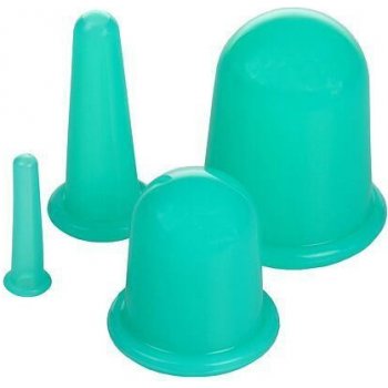 Merco Cups 4Pack - Masážní silikonové baňky, zelená