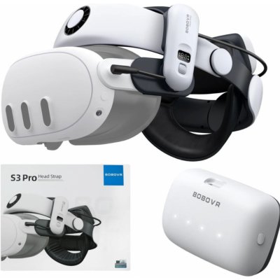 BOBOVR S3 Pro odlehčovací popruh na baterie pro Meta Quest 3 – Zboží Mobilmania