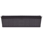 PROSPERPLAST Truhlík s miskou RATOLLA CASE 68,5x17,3 cm antracit – Zboží Dáma