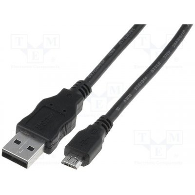 Assmann AK-300110-010-S USB 2.0 USB A vidlice - USB B micro vidlice niklovaný, 1m