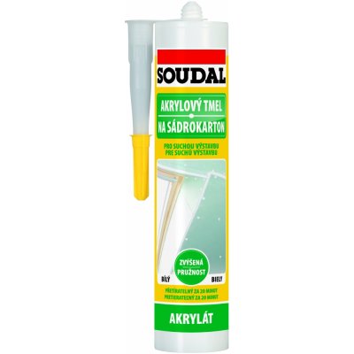 Soudal Akrylový tmel na sádrokarton 300 ml