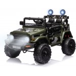 Beneo Elektrické autíčko TOYOTA FJ CRUISER s pohonem zadních kol zelené 12V baterie Vysoký podvozek široké sedátko Odpružená zadní náprava LED Světla 2,4 GHz Dálkový ovladač MP3 přehrávač se v – Zboží Mobilmania