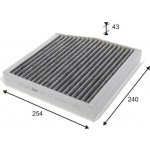 Filtr, vzduch v interiéru VALEO 715814