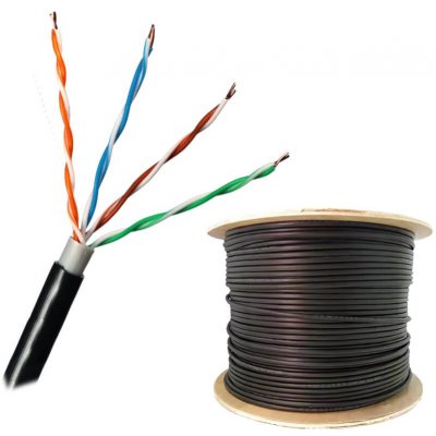 W-star UTP cat5 černý 305m UTPout2pl – Zboží Živě