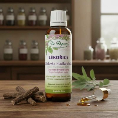 Dr. Popov Lékořice originální bylinné kapky 50 ml – Hledejceny.cz