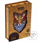 UNIDRAGON dřevěné puzzle Pohádková liška velikost S 16x24 cm – Zboží Dáma