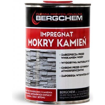 Dekorativní impregnace Bergchem efekt mokrého kamene 1 l – Sleviste.cz