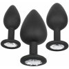 Anální kolík California Exotic Novelties Silicone Gem Anal Kit 3 ks