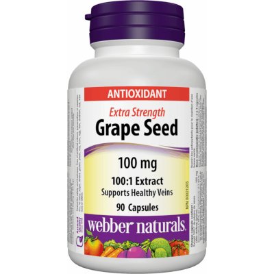 Webber Naturals Hroznová jadérka 100 mg 90 kapslí