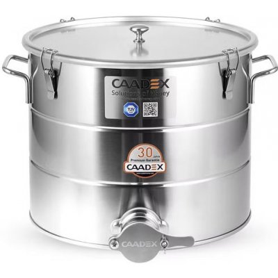 Caadex Stáčecí nádoba na med nerez s těsnícím víkem 35 kg – Zboží Dáma