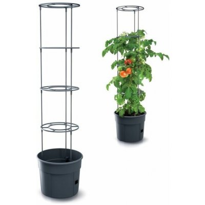 květ. d39,2x31,5cm TOMATO GROWER , na rajčata, antracit – Hledejceny.cz