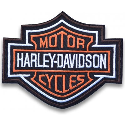 Moto nášivka Harley Davidson Bar and Shield 10cm x 8cm – Zbozi.Blesk.cz