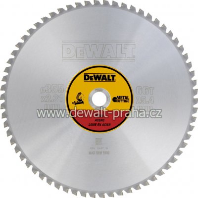 DeWALT DT1926 Pilový kotouč 355 x 25,4 mm na ocel, 66 zubů – Zboží Dáma