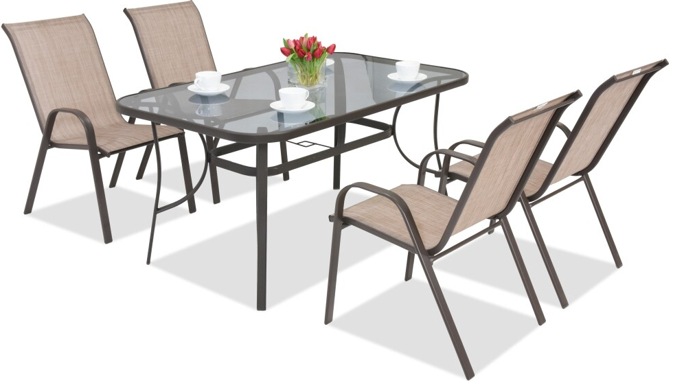 Garden Point Modena pro 4 osoby hnědá GAP002-4