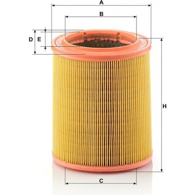 MANN-FILTER Vzduchový filtr MANN C1472 (MF C1472) – Hledejceny.cz